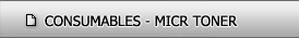 Consumables - MICR Toner